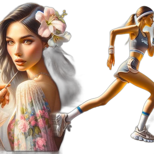 concept art, fantasy art, photorealistic, 3d render transparent PNG cut-out