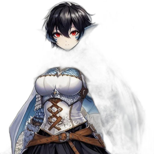 dress, sword, dragon, staff transparent PNG cut-out