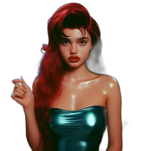 dress, jewelry, vaporwave, concept art transparent PNG cut-out