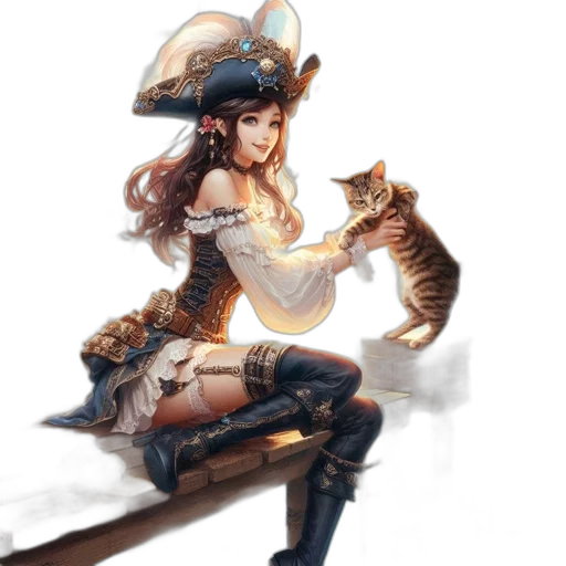 staff, hat, weapon, sword transparent PNG cut-out