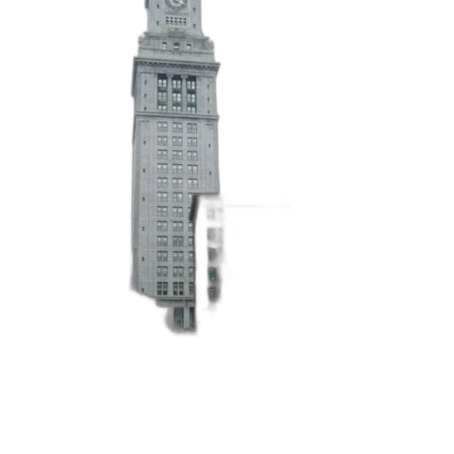 building, weapon, umbrella, 3d render transparent PNG cut-out