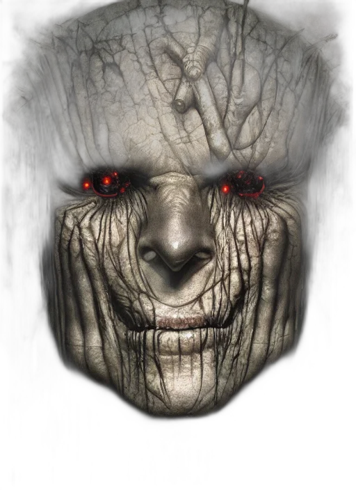 face, mask, creature, animal transparent PNG cut-out