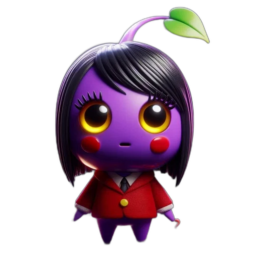 creature, staff, 3d render, concept art transparent PNG cut-out