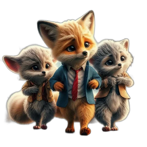 staff, animal, concept art, 3d render transparent PNG cut-out