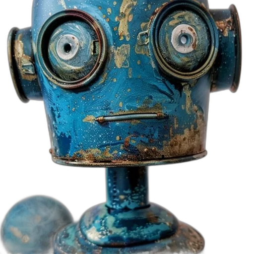 robot, face, mask, staff transparent PNG cut-out