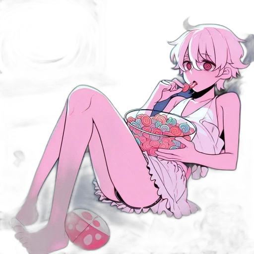 food, dress, vaporwave, anime transparent PNG cut-out