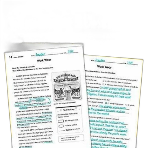 book, cover, featuring, educational transparent PNG cut-out
