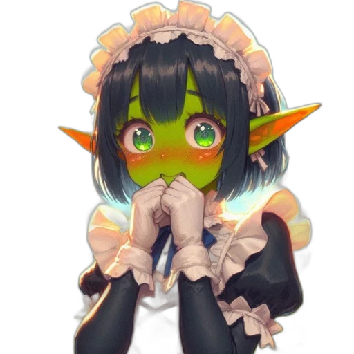 mask, staff, face, creature transparent PNG cut-out