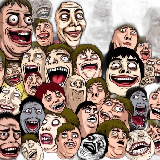 mask, face, creature, concept art transparent PNG cut-out
