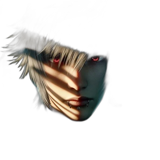 mask, face, creature, hair transparent PNG cut-out