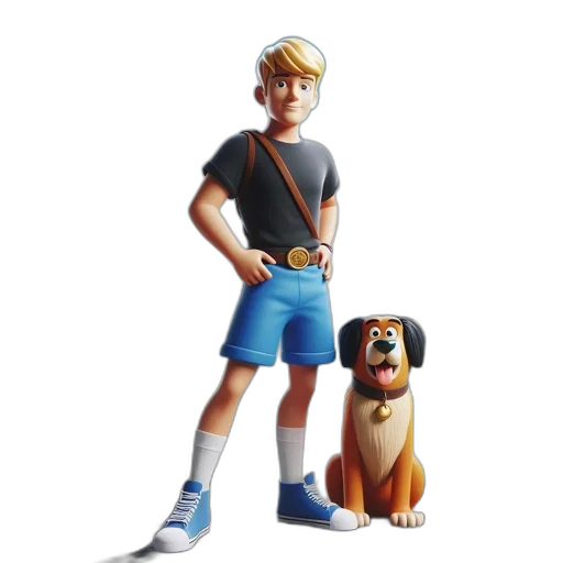 staff, animal, 3d render, concept art transparent PNG cut-out