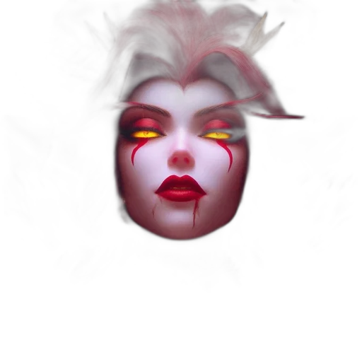 mask, face, creature, staff transparent PNG cut-out
