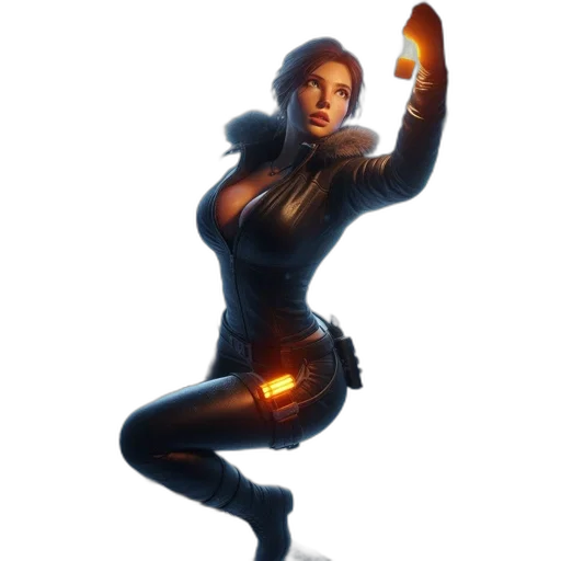 staff, weapon, jacket, dress transparent PNG cut-out