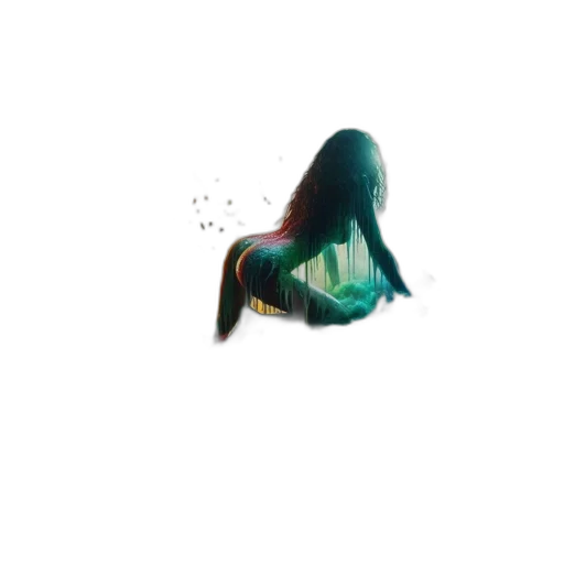 hair, creature, mask, dress transparent PNG cut-out