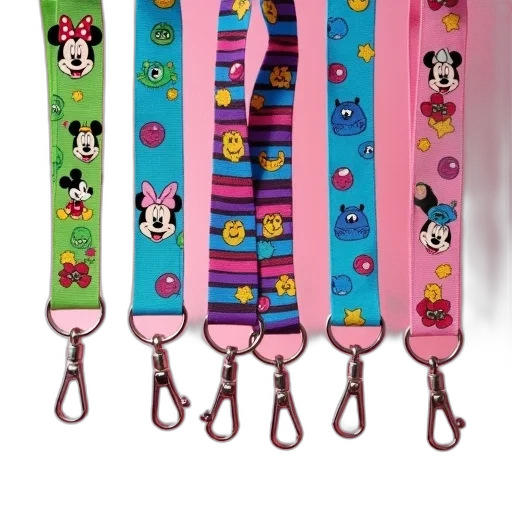 staff, collection, colorful, lanyards transparent PNG cut-out