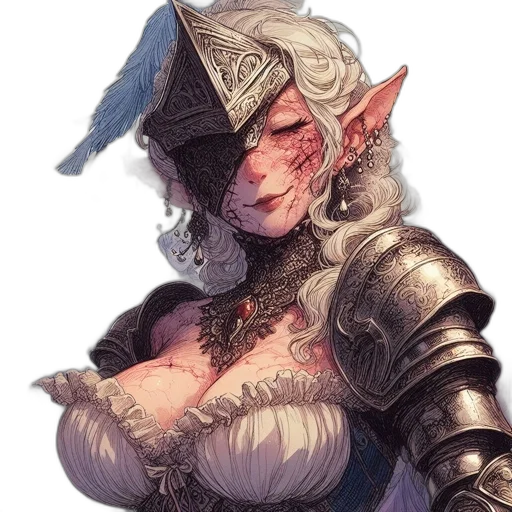 dragon, hat, staff, face transparent PNG cut-out