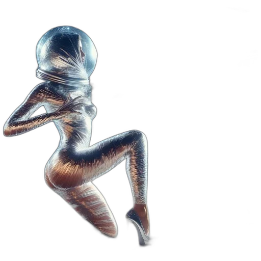 jewelry, robot, dress, hair transparent PNG cut-out