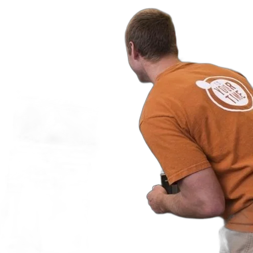 staff, jacket, weapon, man transparent PNG cut-out