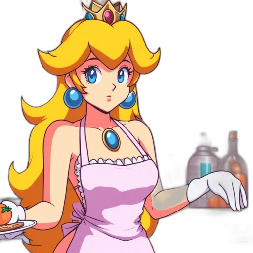 dress, crown, staff, jewelry transparent PNG cut-out