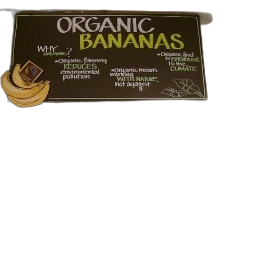 food, display, organic, bananas transparent PNG cut-out