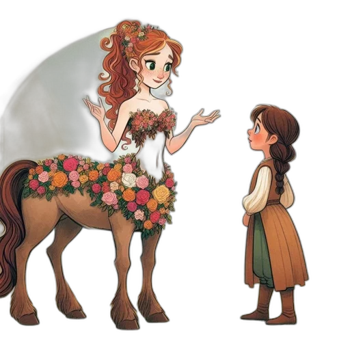 concept art, fantasy art, watercolor, cartoon transparent PNG cut-out