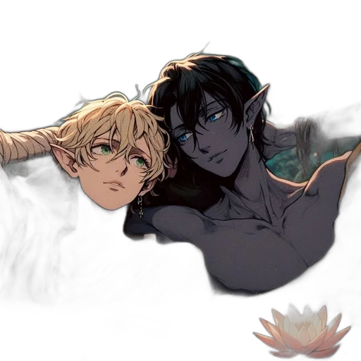 watercolor, concept art, fantasy art, anime transparent PNG cut-out
