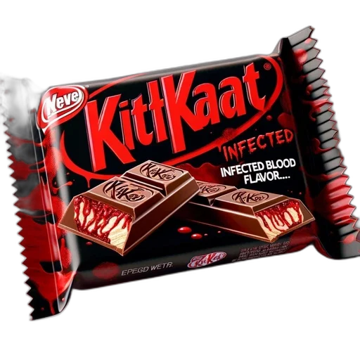 food, kitkat, packaging, design transparent PNG cut-out