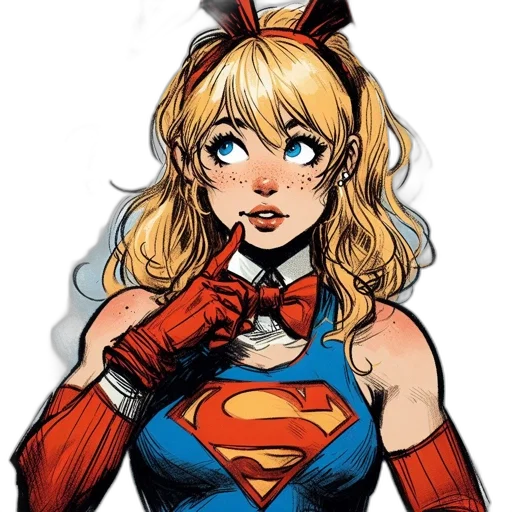 comic book art, cartoon, concept art, anime transparent PNG cut-out