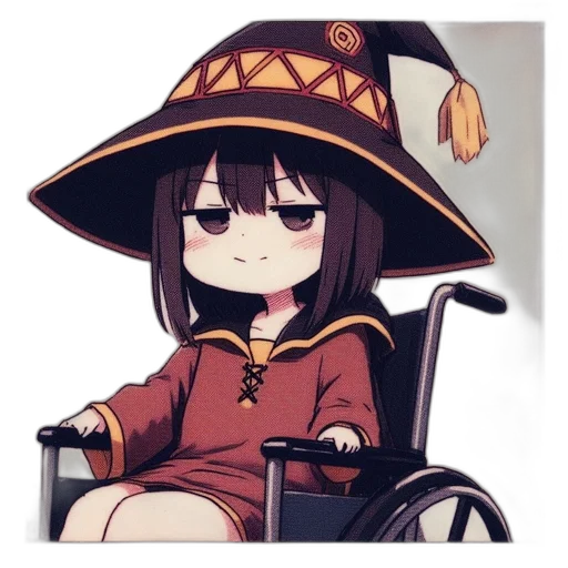 hat, staff, robot, weapon transparent PNG cut-out