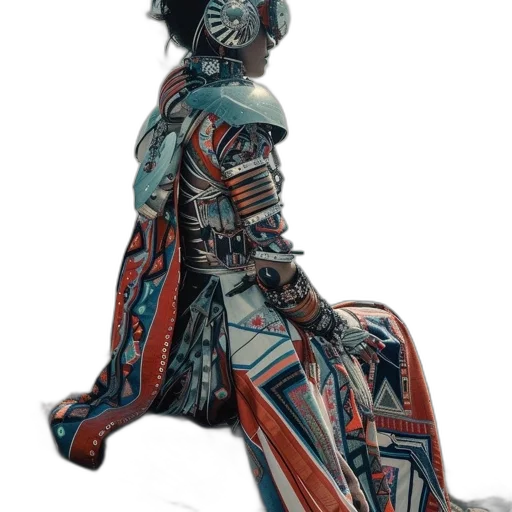 dress, jacket, mask, robot transparent PNG cut-out