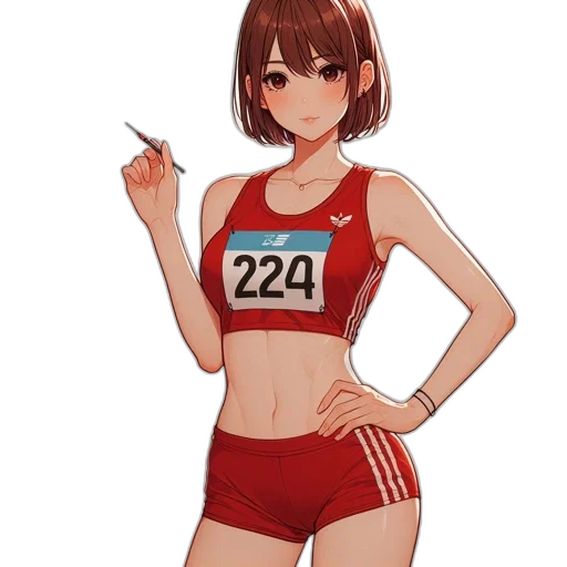 dress, weapon, jacket, anime transparent PNG cut-out