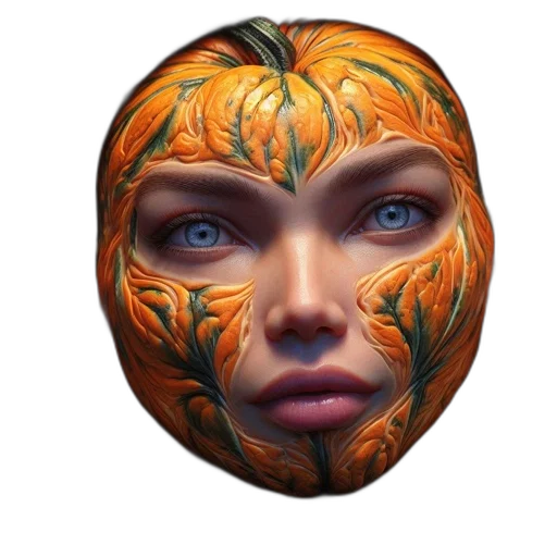 mask, face, crown, jewelry transparent PNG cut-out