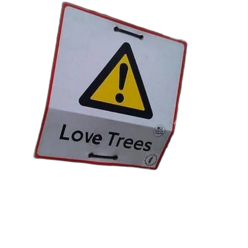 tree, 3d render, forest, sign transparent PNG cut-out