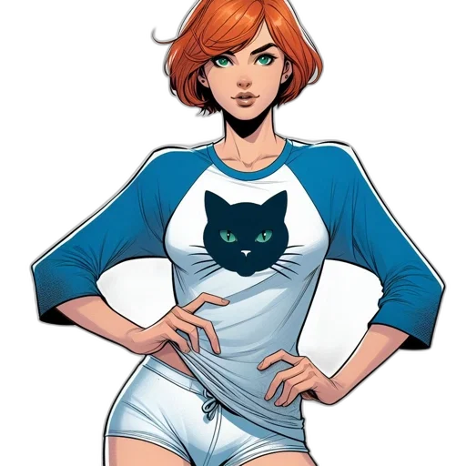 comic book art, concept art, cartoon, image transparent PNG cut-out
