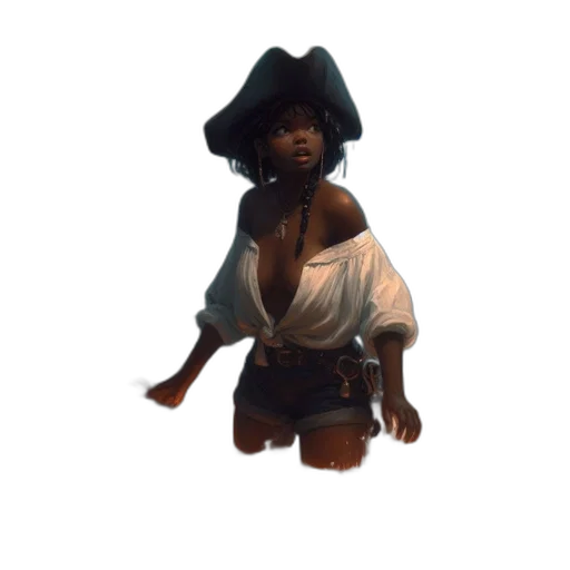 hat, staff, weapon, dress transparent PNG cut-out