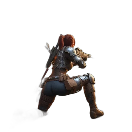 weapon, sword, staff, robot transparent PNG cut-out