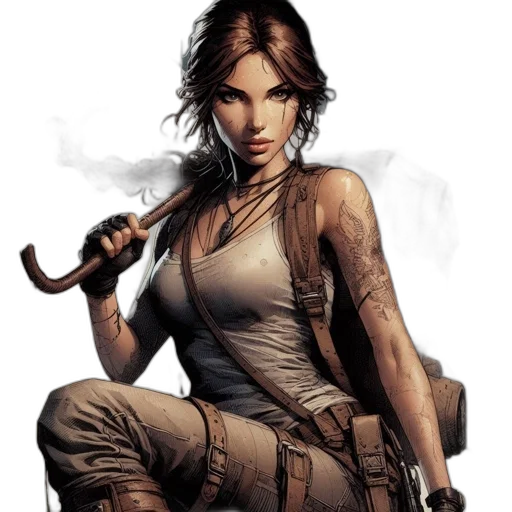weapon, comic book art, concept art, fantasy art transparent PNG cut-out