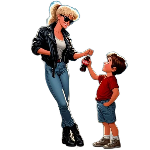 jacket, concept art, comic book art, cartoon transparent PNG cut-out