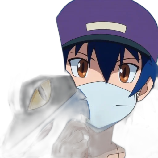 mask, weapon, anime, cartoon transparent PNG cut-out