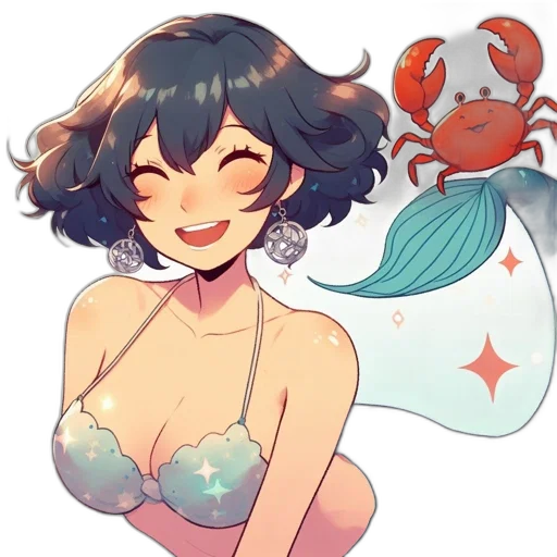 creature, watercolor, anime, pixel art transparent PNG cut-out