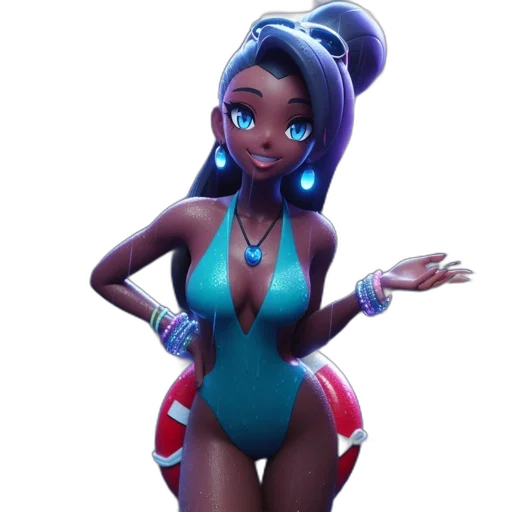 dress, concept art, 3d render, fantasy art transparent PNG cut-out