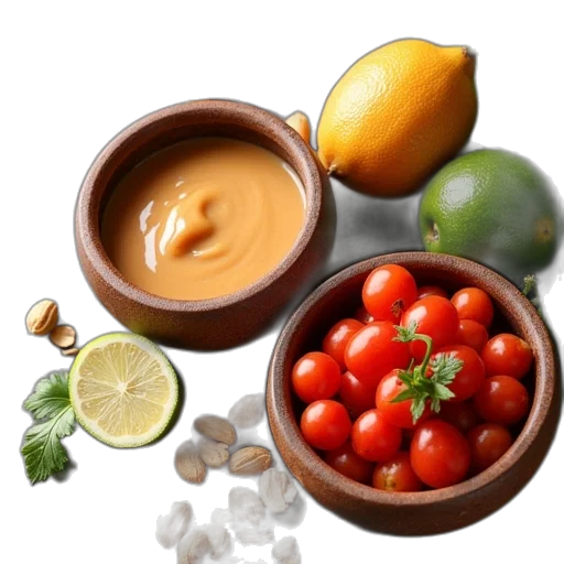 food, photorealistic, ingredients, needed transparent PNG cut-out