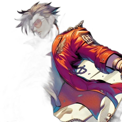 mask, jacket, weapon, face transparent PNG cut-out