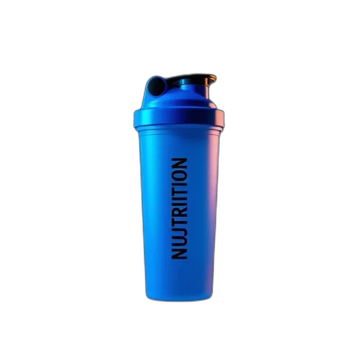 bottle, 3d render, blue, shaker transparent PNG cut-out