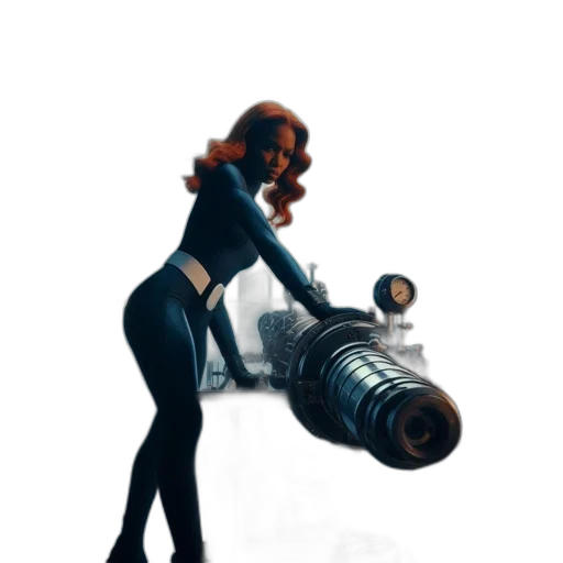 robot, weapon, bottle, staff transparent PNG cut-out