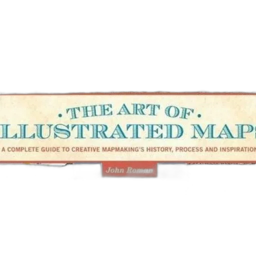 art, illustrated, maps, complete transparent PNG cut-out