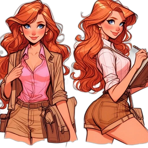 jacket, concept art, comic book art, cartoon transparent PNG cut-out