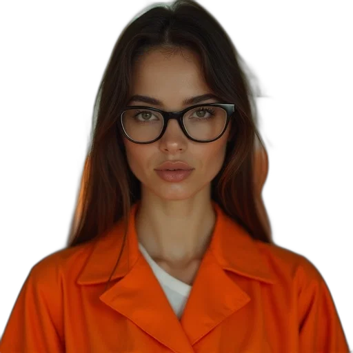 jacket, face, dress, staff transparent PNG cut-out