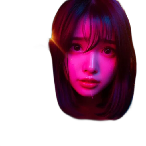 face, mask, robot, hair transparent PNG cut-out