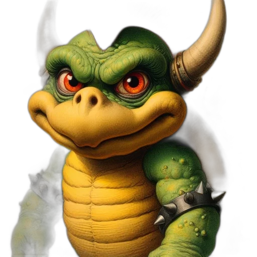 dragon, creature, animal, staff transparent PNG cut-out